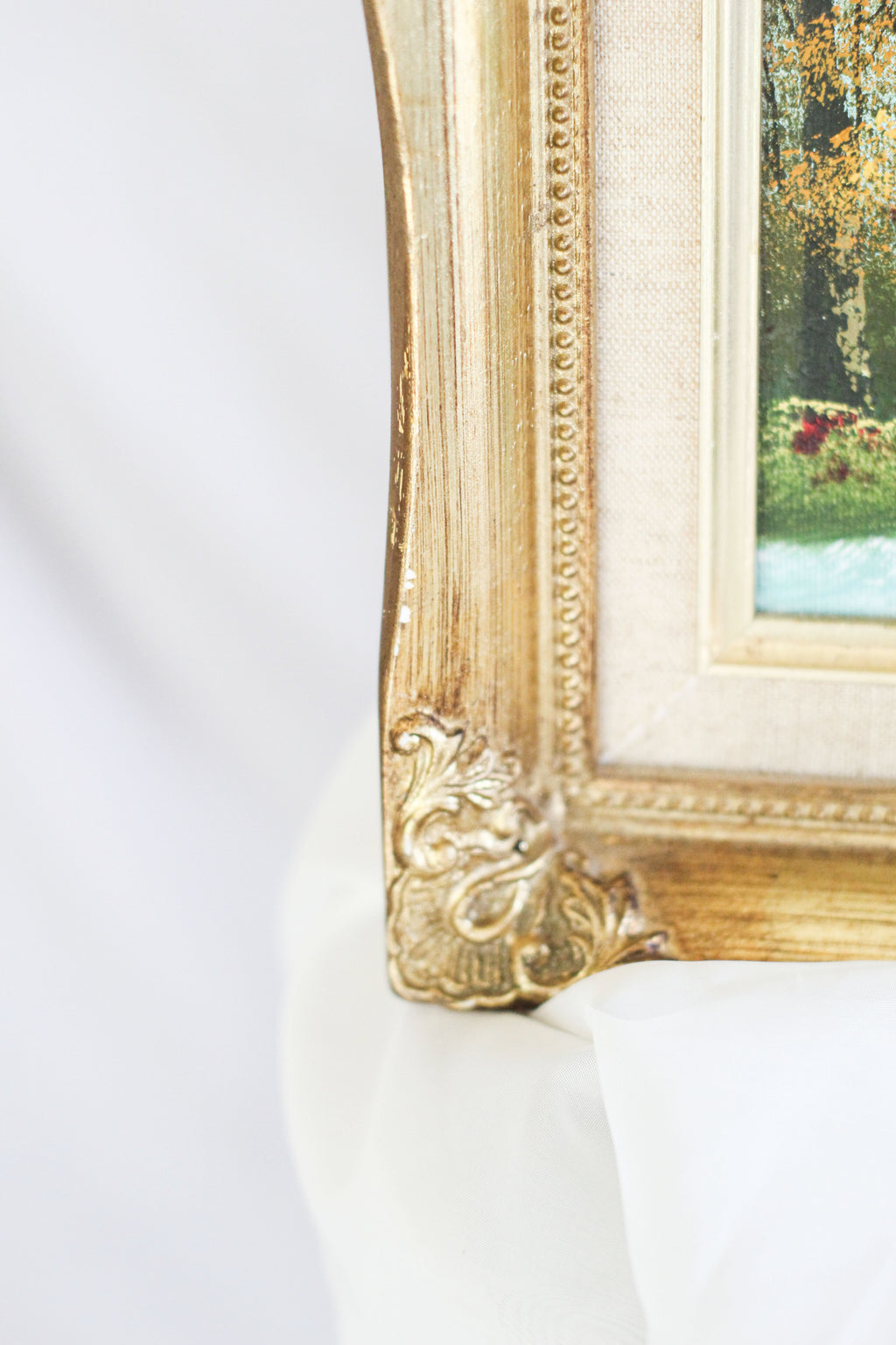 Fall Painting in Gilded Frame