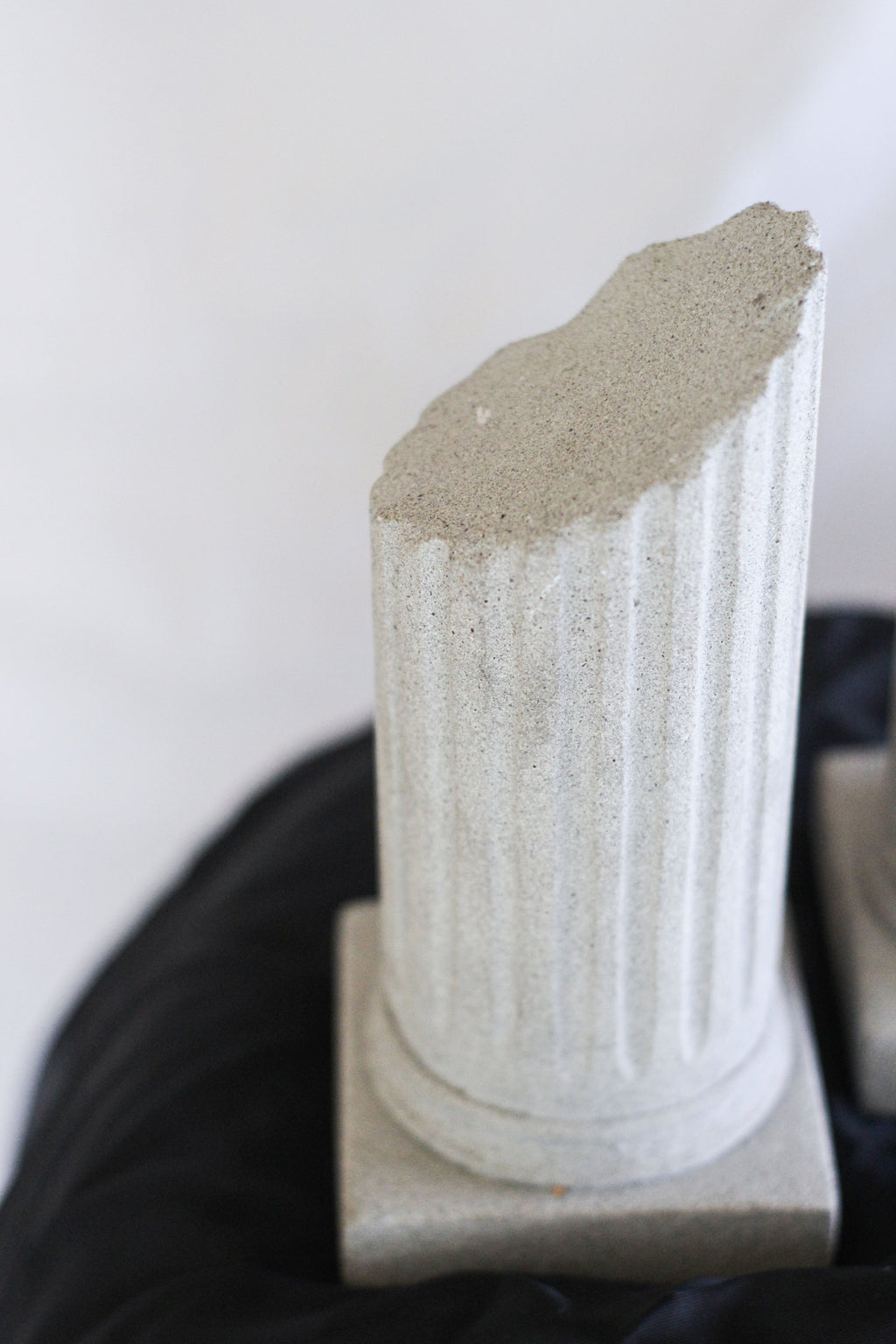 Pair of Concrete Column Bookends