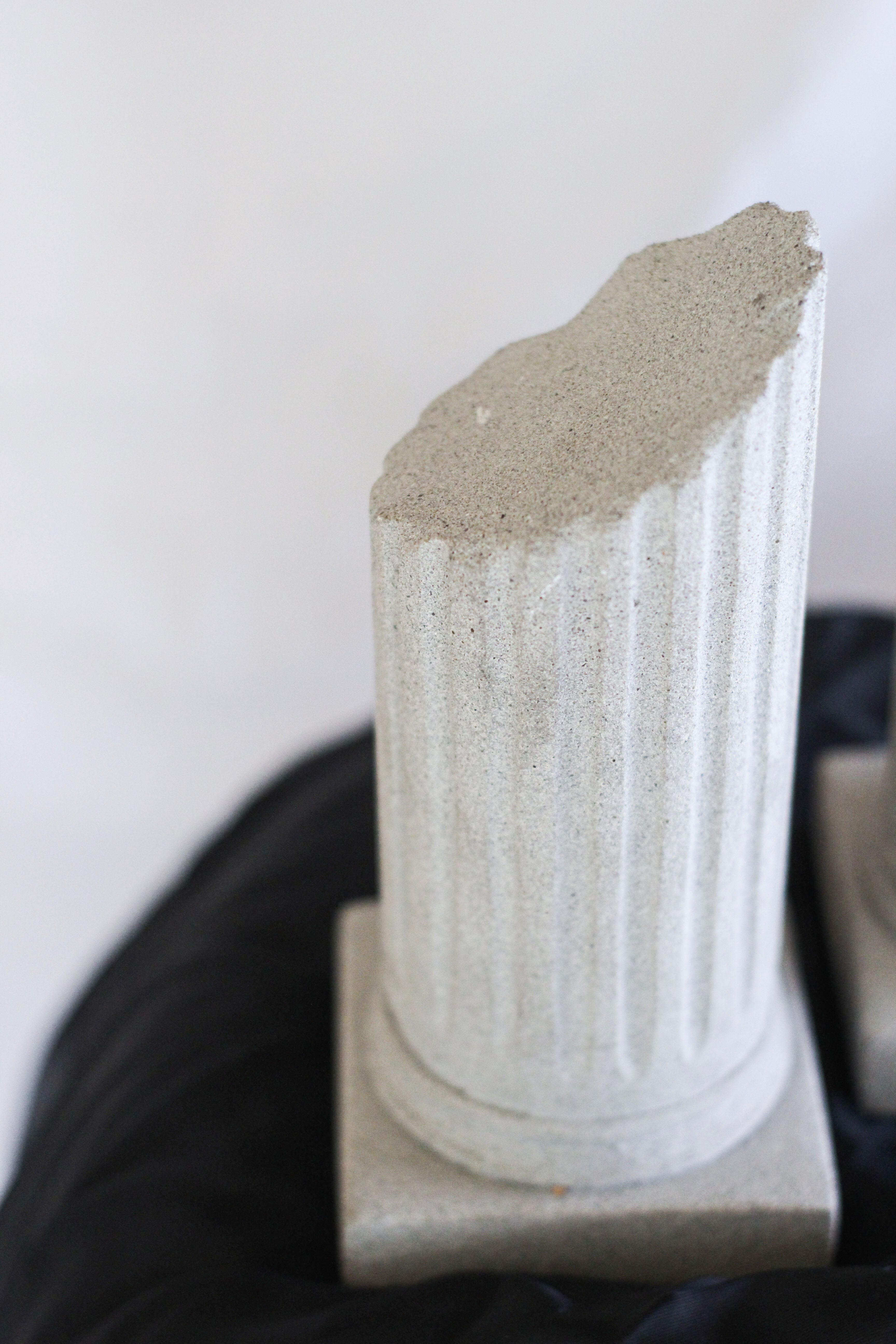 Pair of Concrete Column Bookends