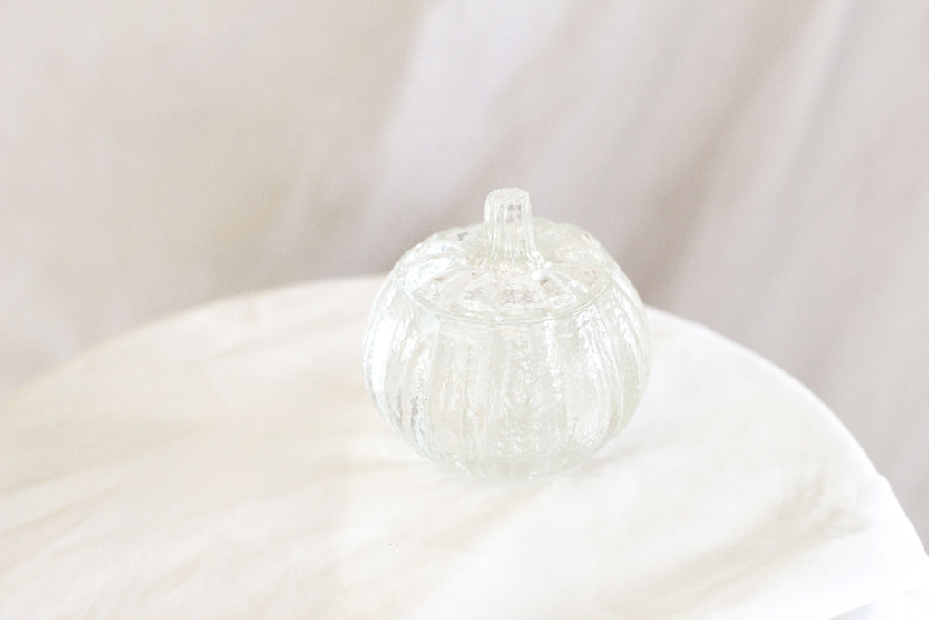 Glass Tealight Pumpkin