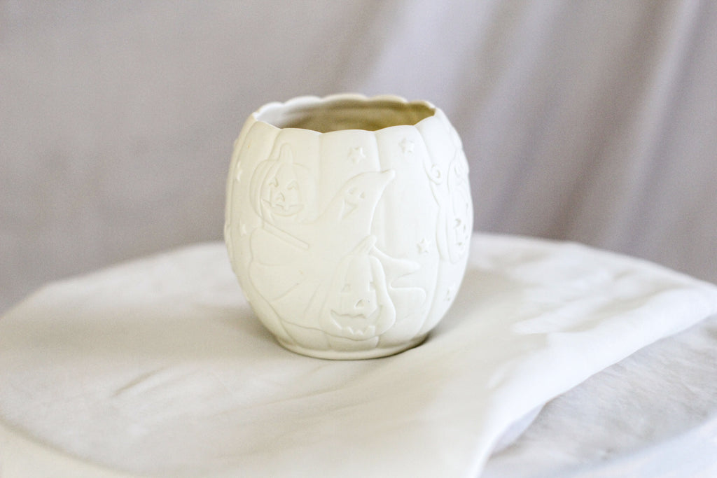 Ceramic Halloween Candle Holder