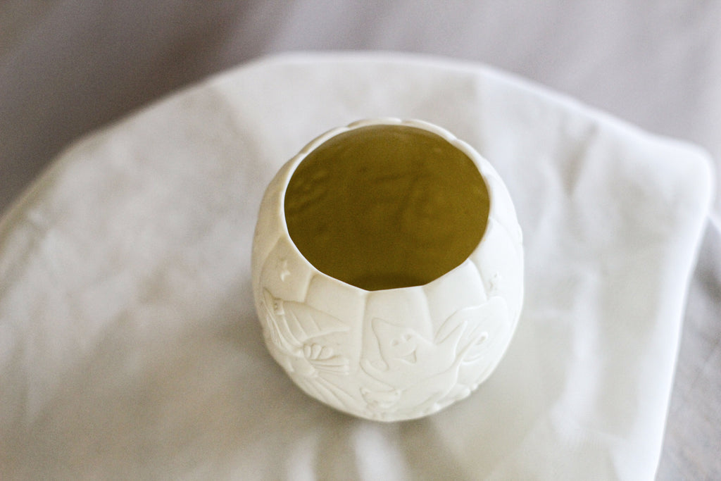 Ceramic Halloween Candle Holder