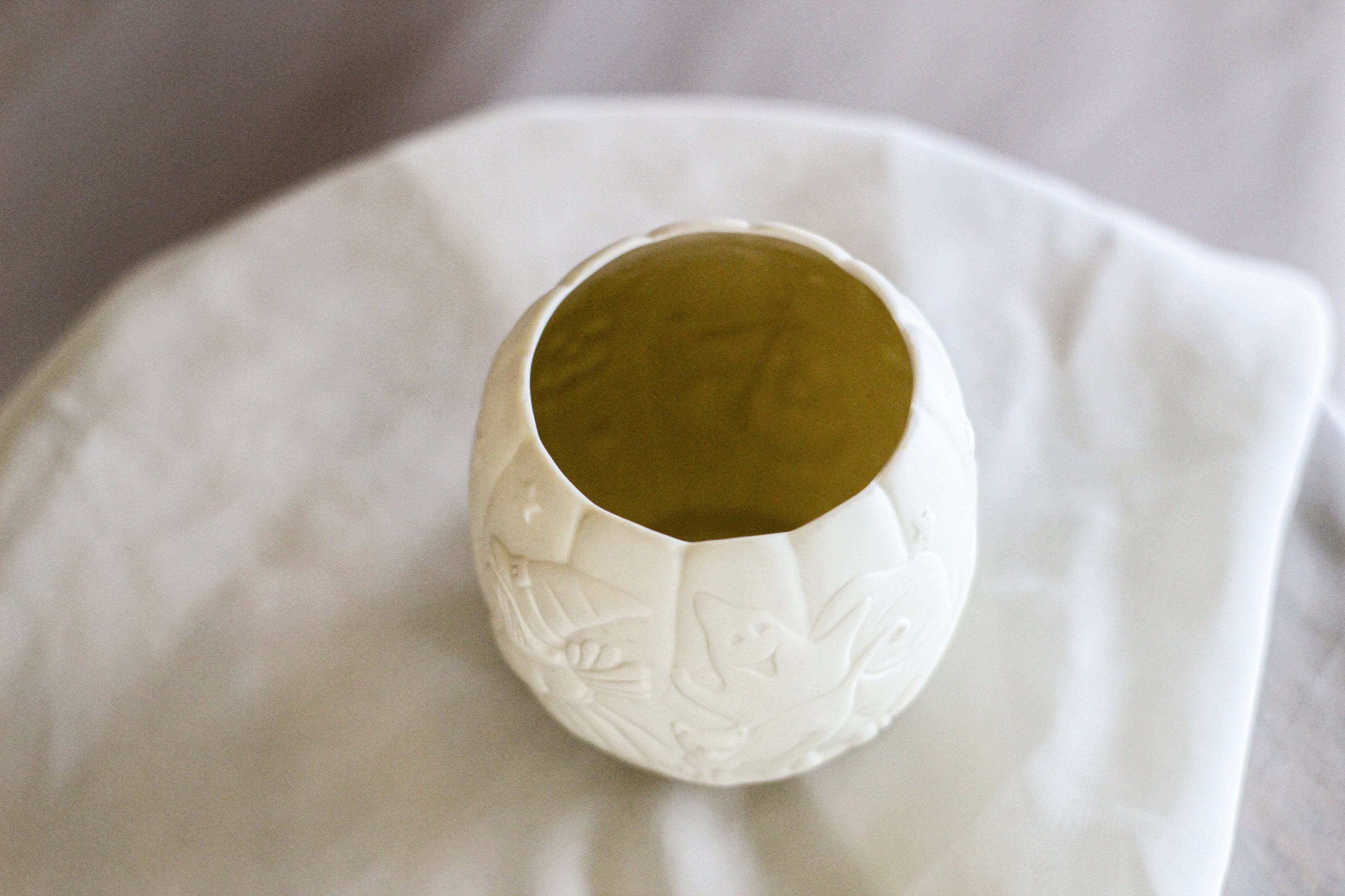 Ceramic Halloween Candle Holder