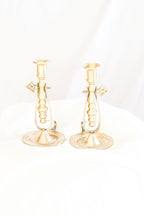 Brass Half Taper Candle Holders