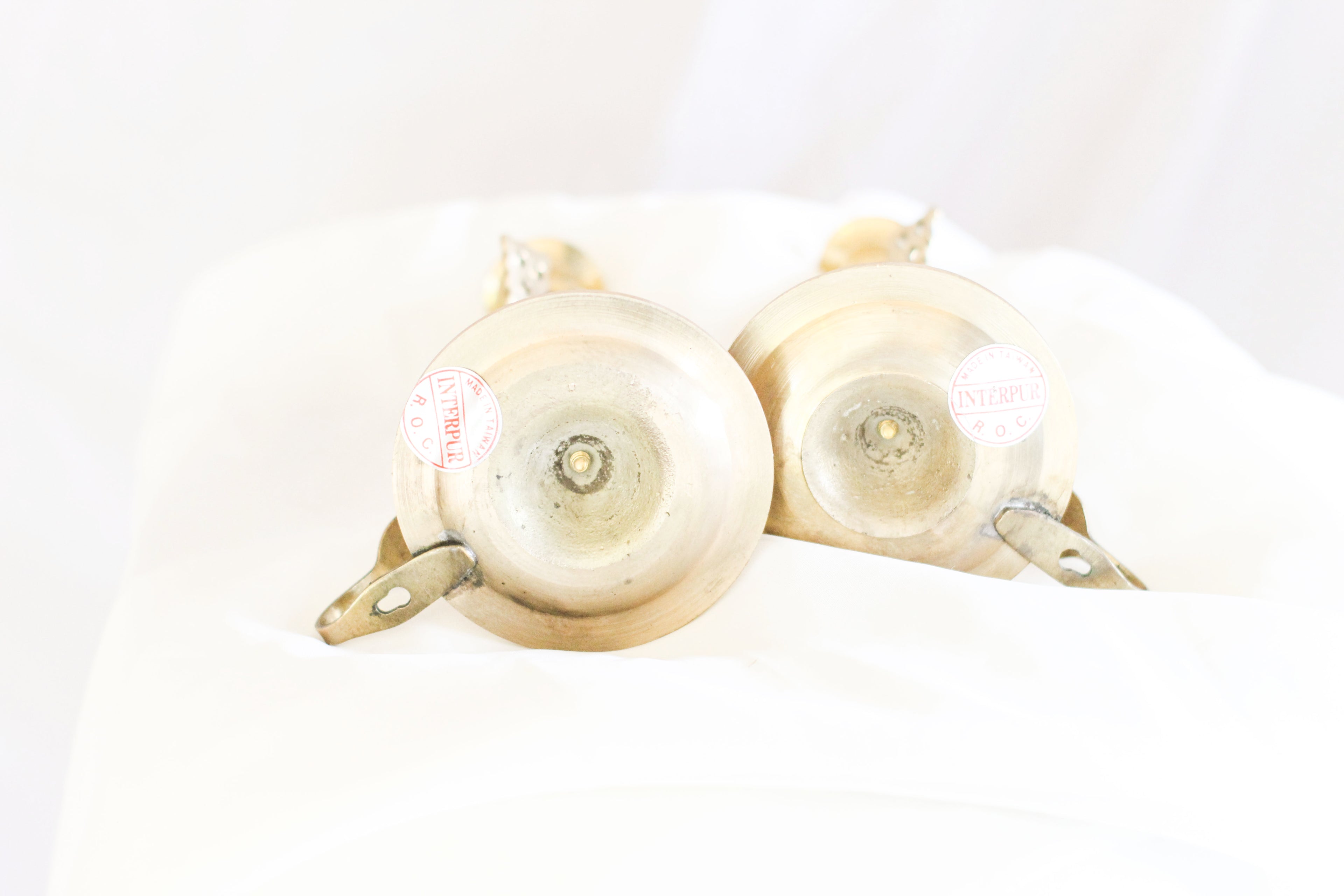 Brass Half Taper Candle Holders