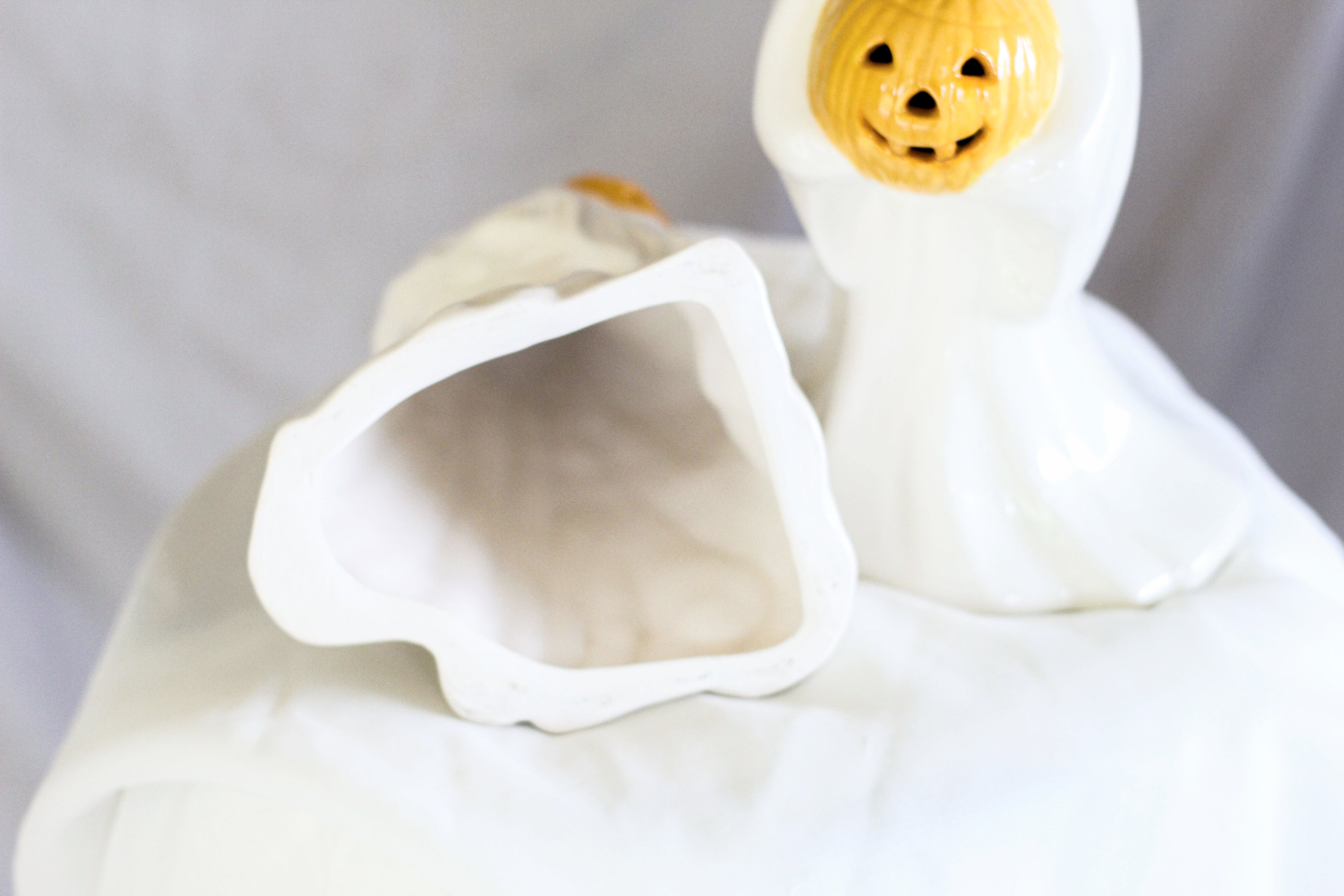 Pair of Vintage Ceramic Ghosts