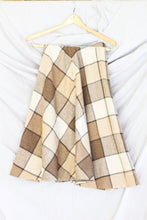 Load image into Gallery viewer, Plaid Midi Skirt - 24 in waist
