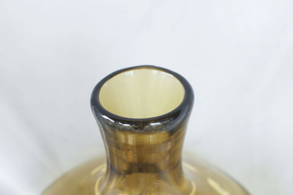 Smoky Green Handblown Carafe