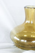 Smoky Green Handblown Carafe