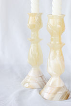 Load image into Gallery viewer, Pair of Onyx Candle Holders
