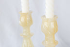 Pair of Onyx Candle Holders