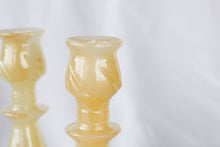 Load image into Gallery viewer, Pair of Onyx Candle Holders
