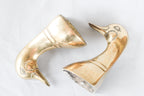 Mini Brass Duck Bookends