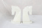 Onyx Horse Bookends