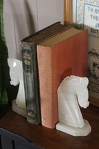 Onyx Horse Bookends