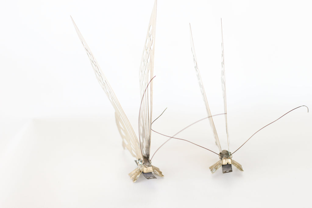 Pair of Brass Butterflies