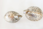 Pair of Vintage Brass Quail