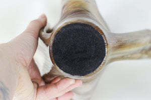Vintage Brown Handkerchief Vase