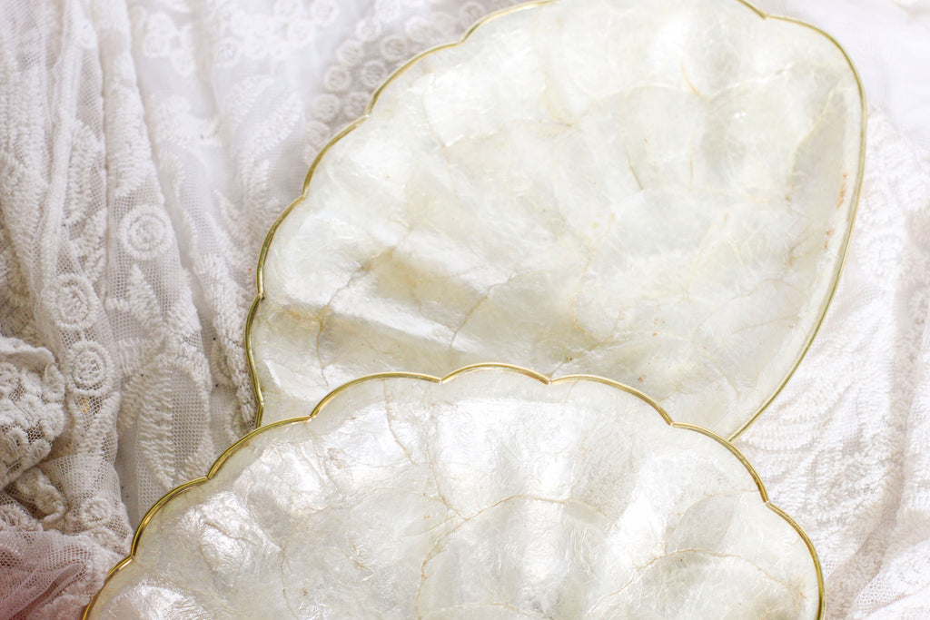 Pearlescent Shell Platters