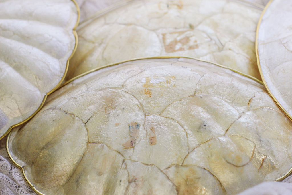 Pearlescent Shell Platters