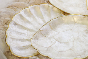 Pearlescent Shell Platters