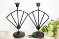 Cast Iron Candle Holders
