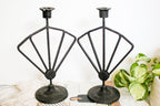 Cast Iron Candle Holders