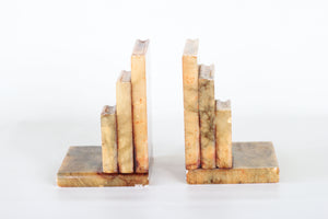 Italian Alabaster Bookends