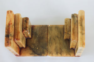 Italian Alabaster Bookends