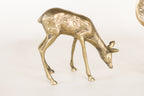 Pair of Brass Deer