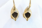 Pair of Brass Geese Incense Holders