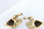 Pair of Brass Geese Incense Holders