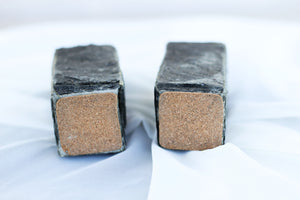 Pair of Stone Candle Holders