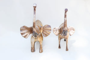 Pair of Brass Elephants