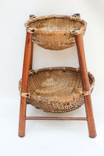 Load image into Gallery viewer, Two Tier Woven Basket
