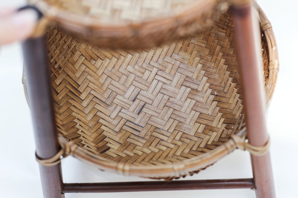 Two Tier Woven Basket