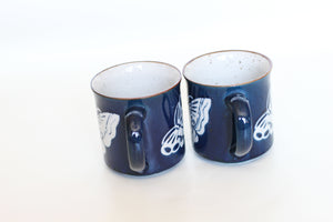 Pair of Butterfly Mugs