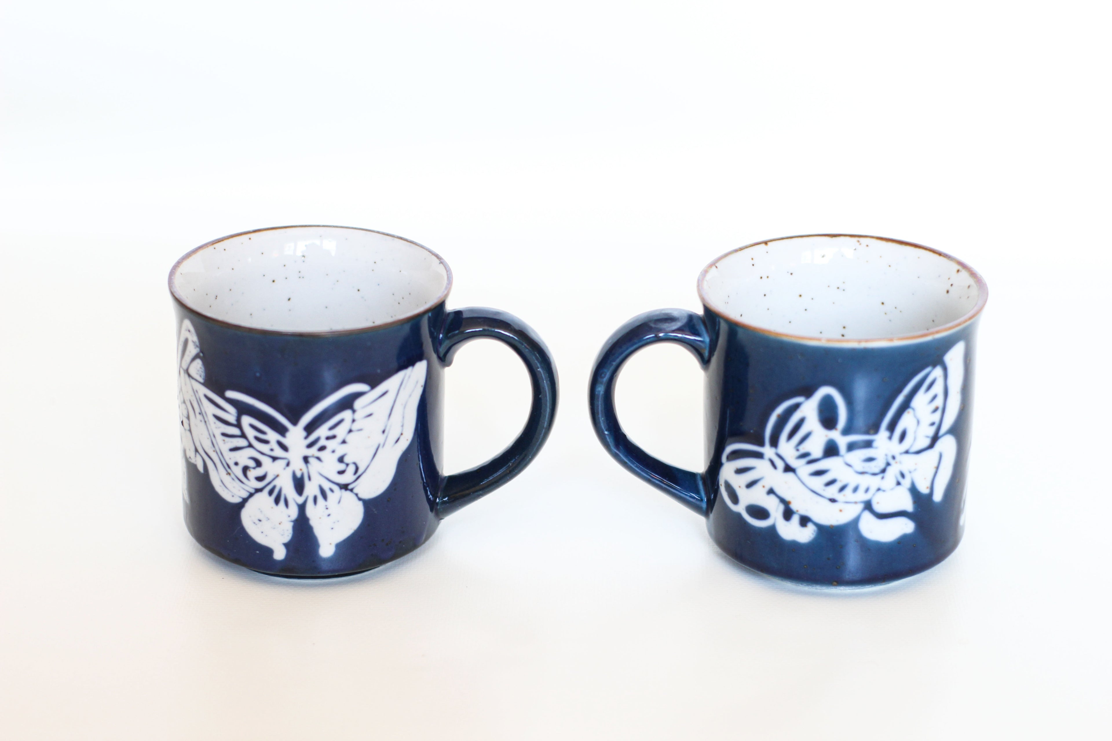 Pair of Butterfly Mugs