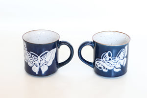 Pair of Butterfly Mugs