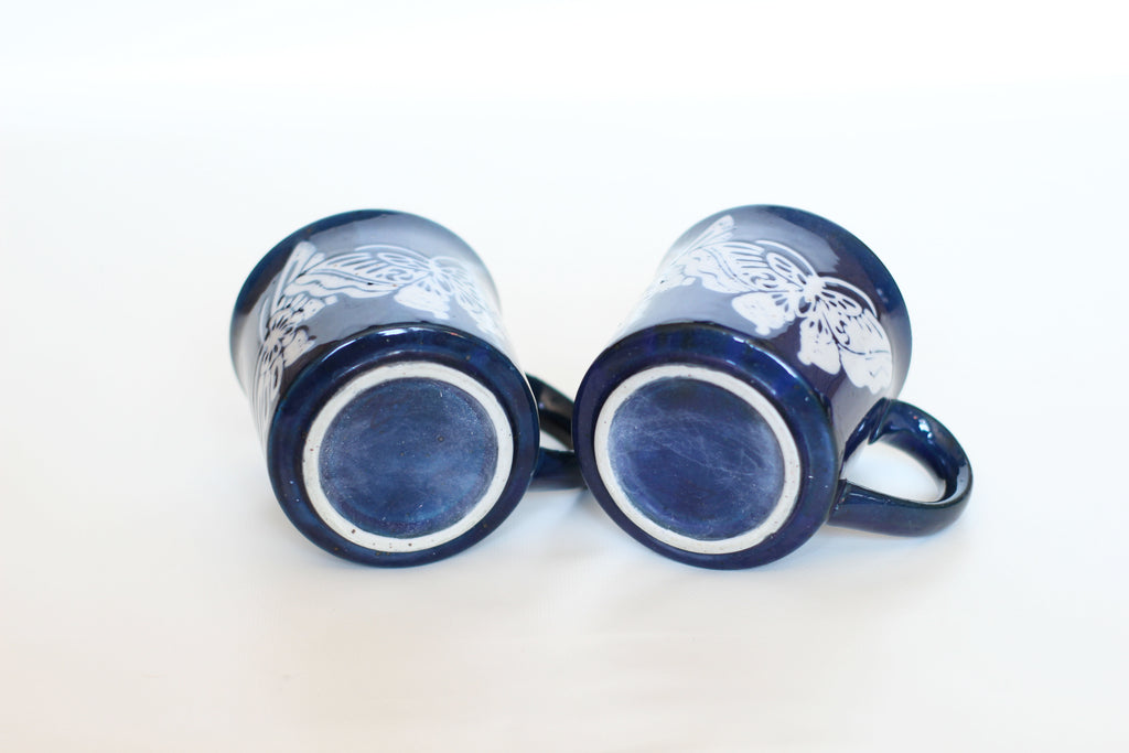 Pair of Butterfly Mugs