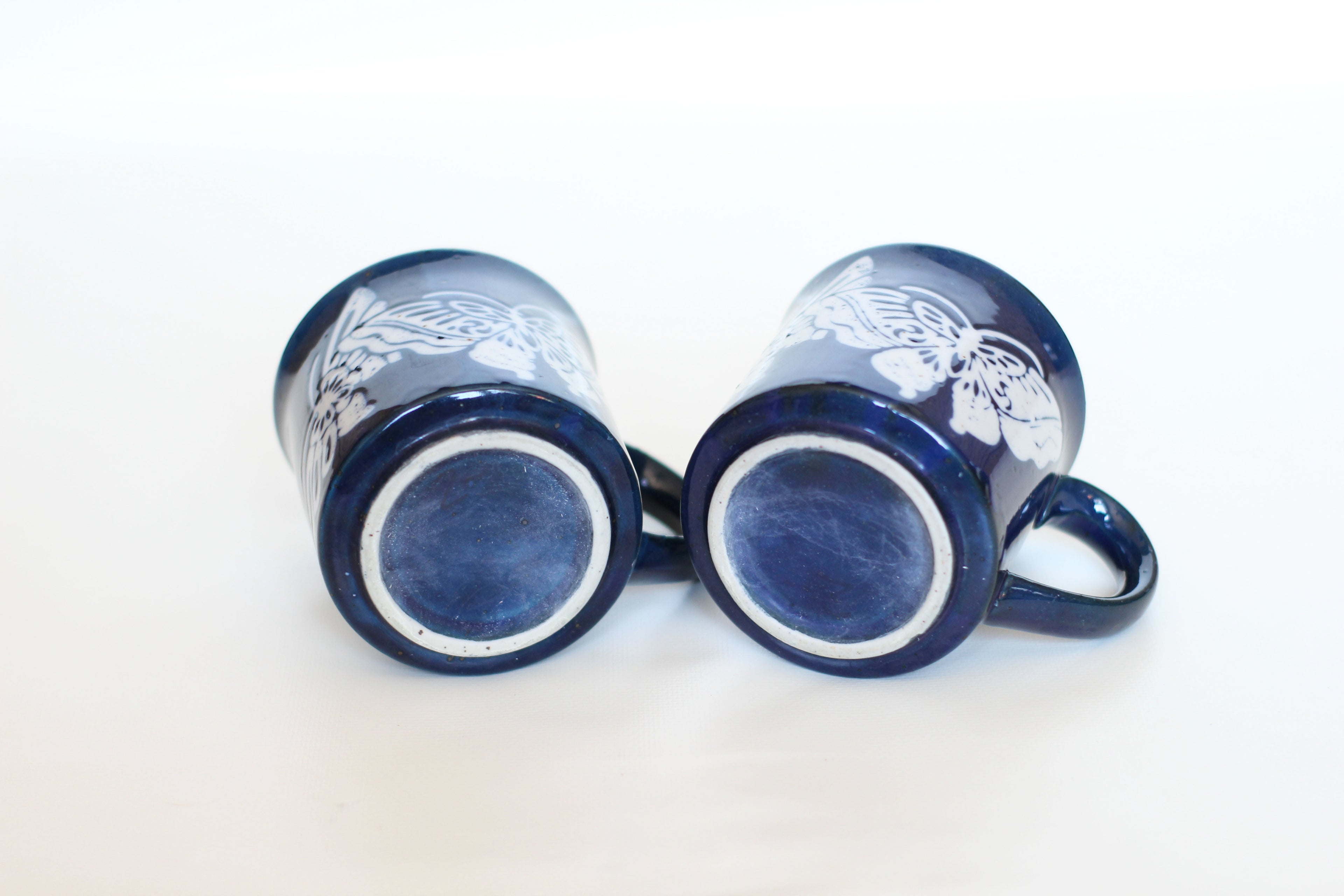 Pair of Butterfly Mugs