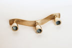 Three Arm Brass Candelabra