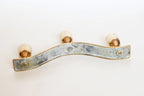 Three Arm Brass Candelabra