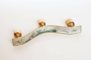 Three Arm Brass Candelabra