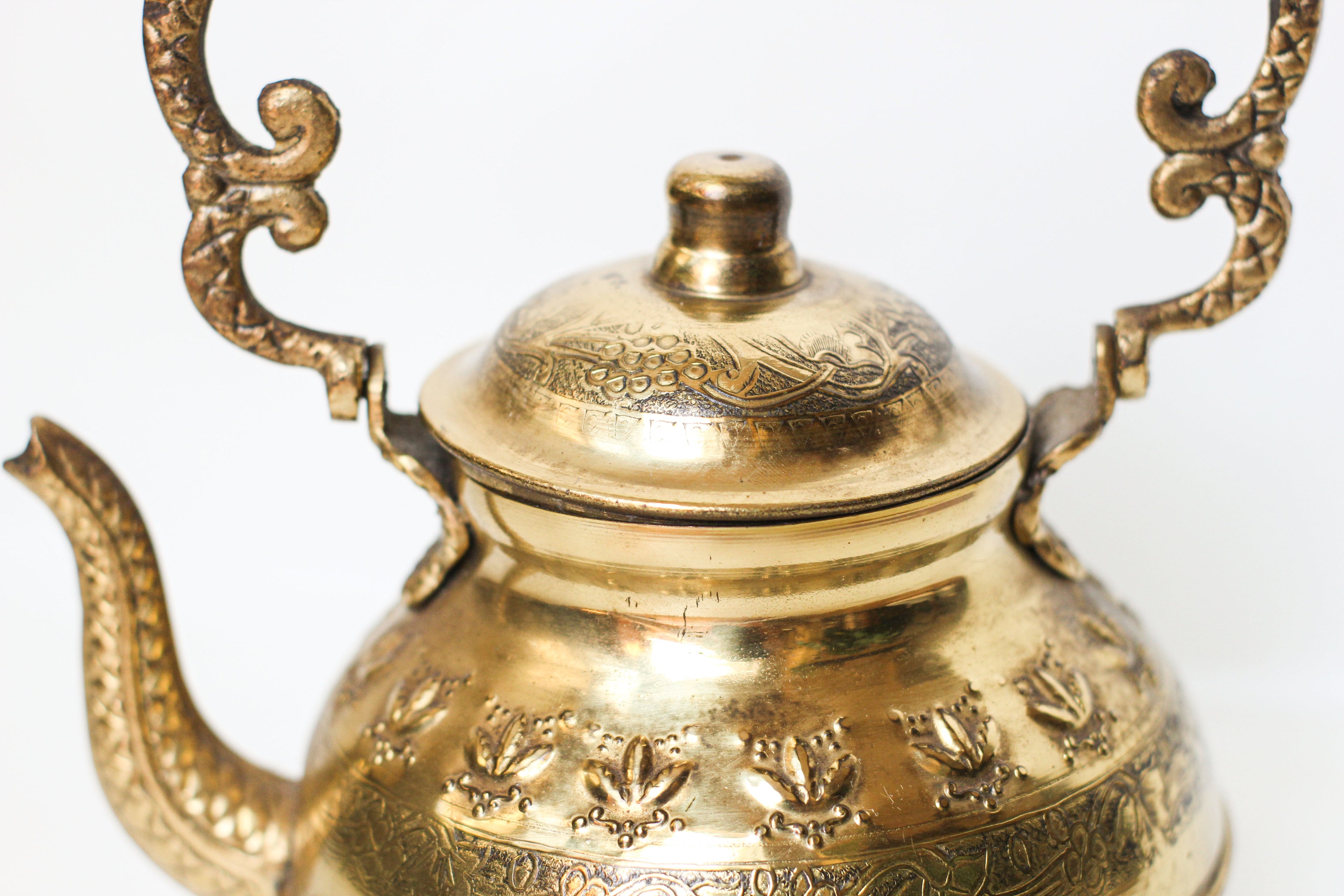 Ornate Gold Kettle