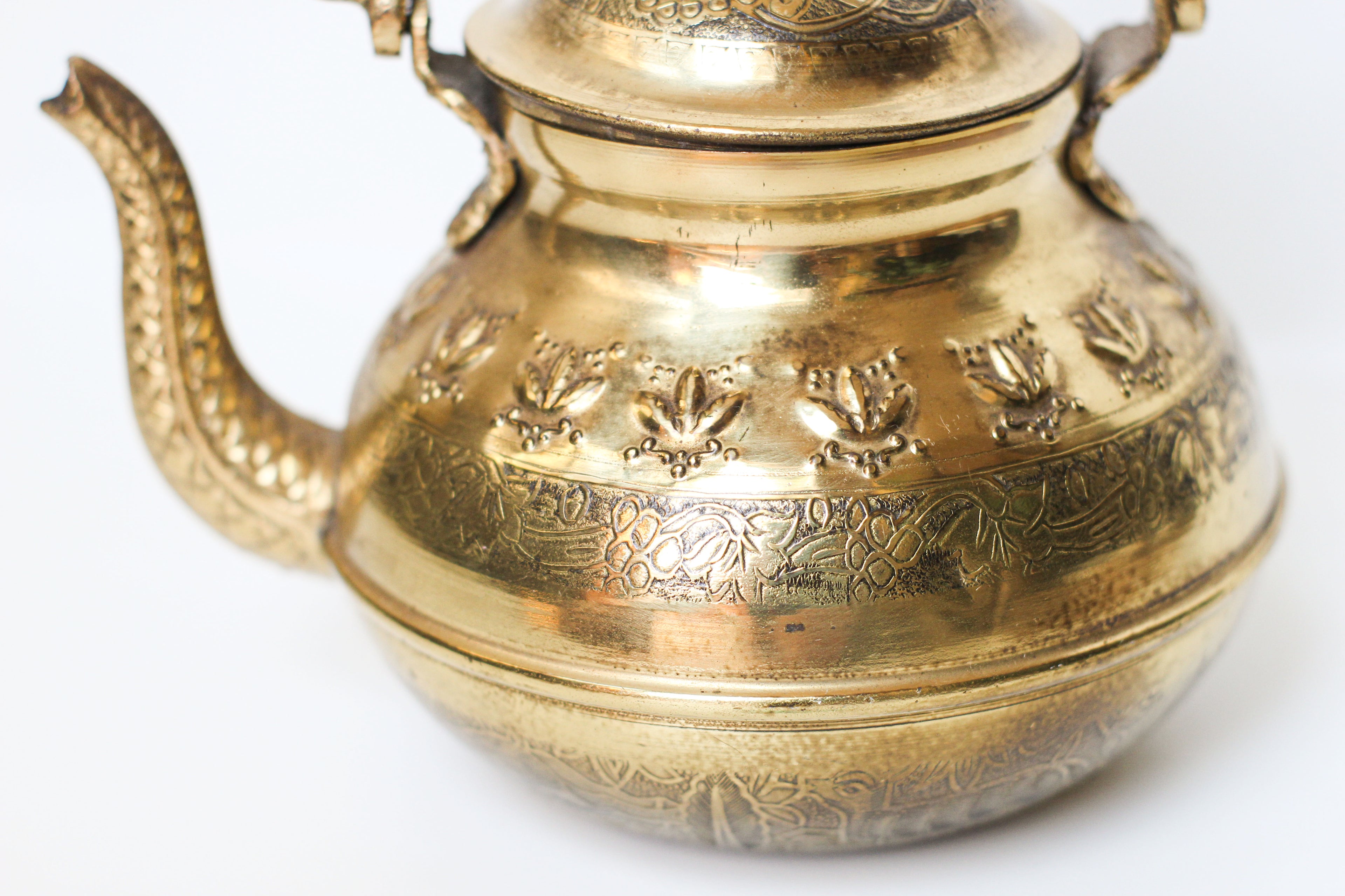 Ornate Gold Kettle