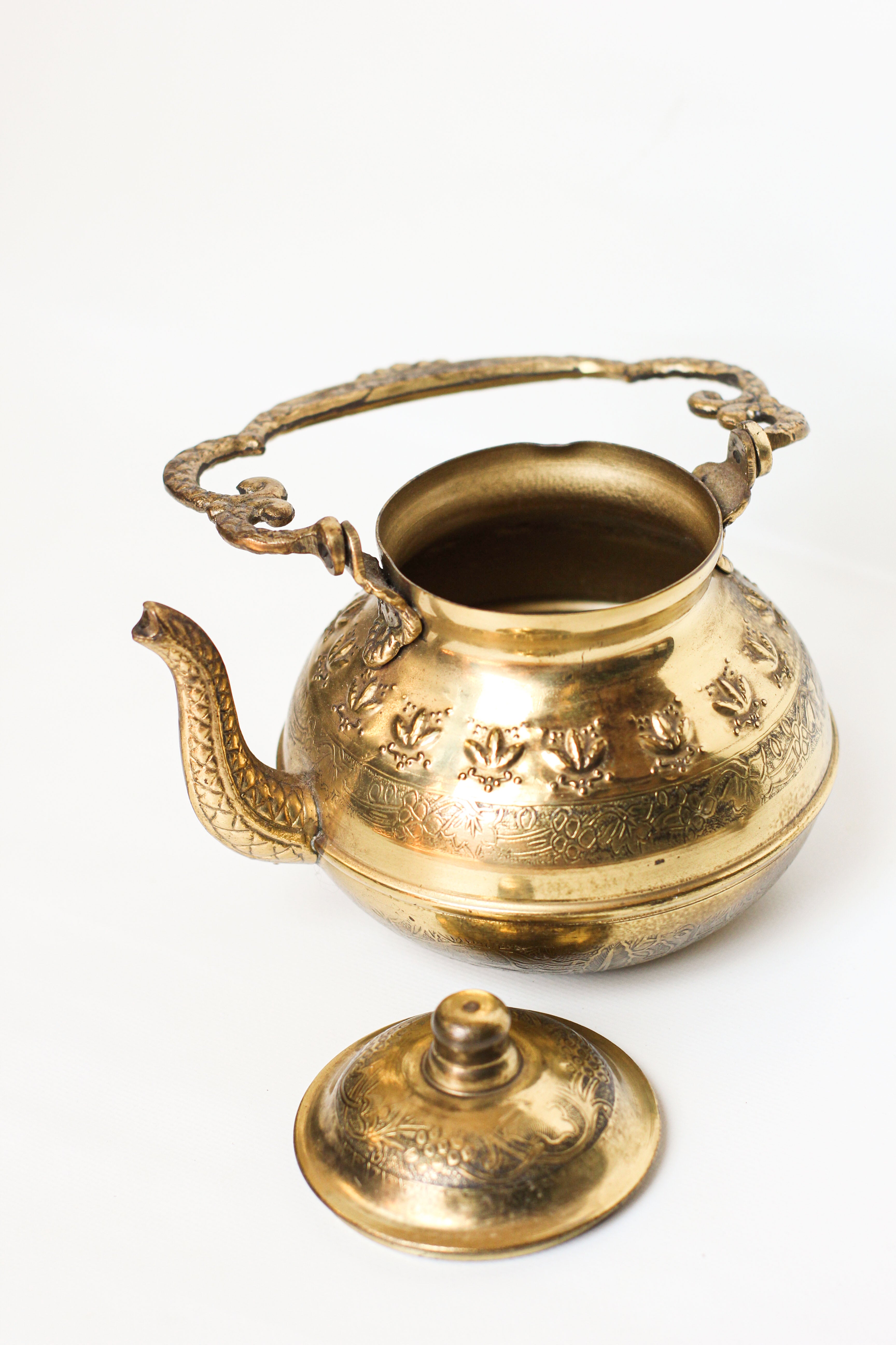 Ornate Gold Kettle