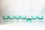 Set of Mid Century Green Coupes