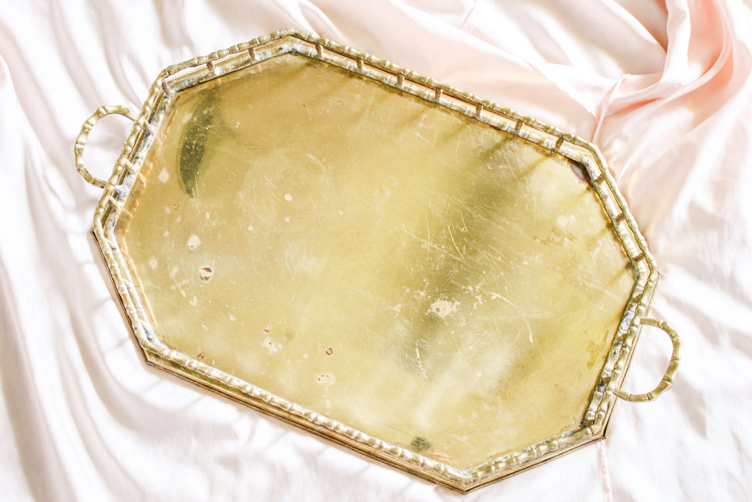 Vintage Brass Tray