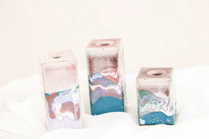 Trio of Handmade Candle Holders